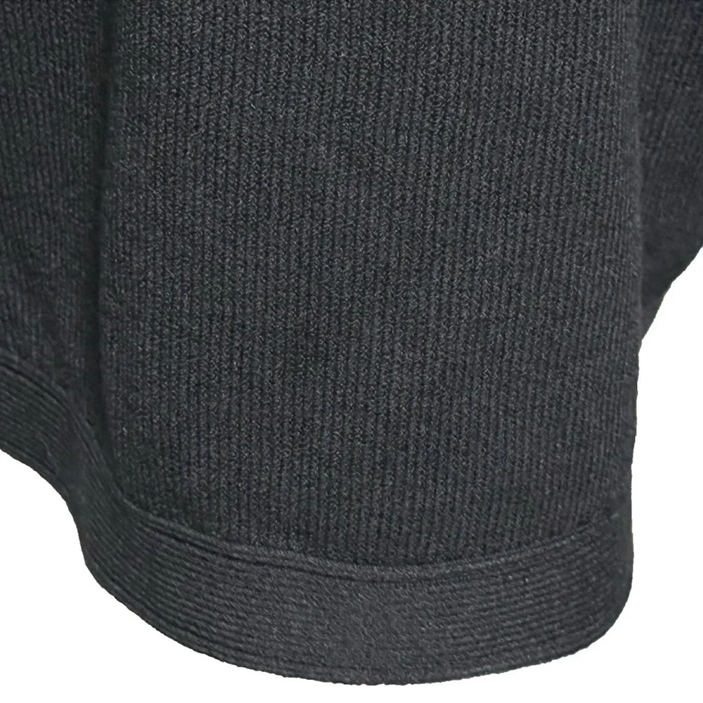 ST. John Basics Cardigan Oversized Sweater Black Santana Knit M By Marie Gray